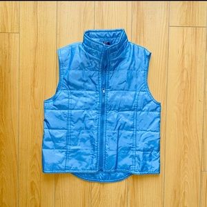 GAP Blue Puffer Vest VTG Girls M